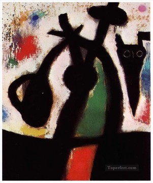Joan Miro Painting - Woman and Bird in the Night 2 Joan Miro